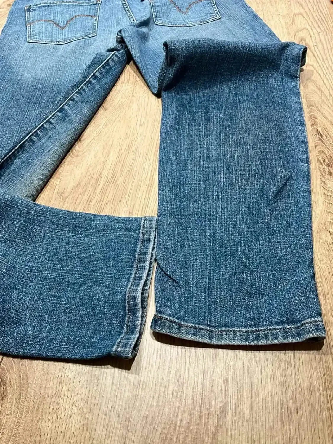 Jean Levi's Mid Rise Skinny Taille 14 Prepy Bleu Lvf 053 – photo 7